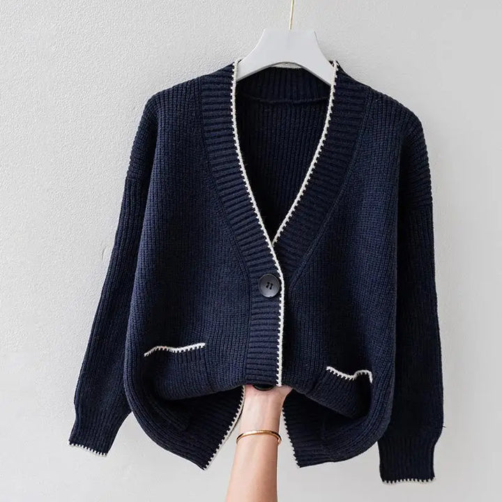 Chaqueta de punto oversize elegante
