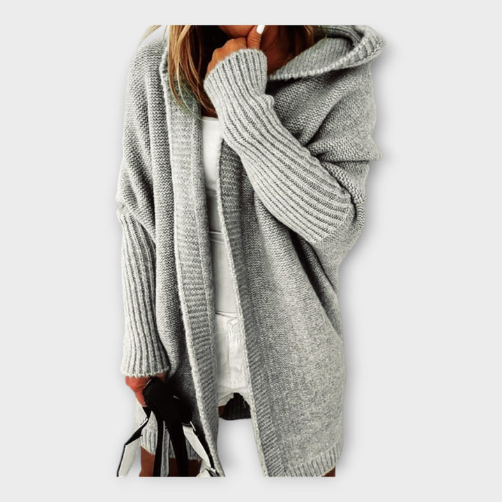 Chaqueta de punto con capucha