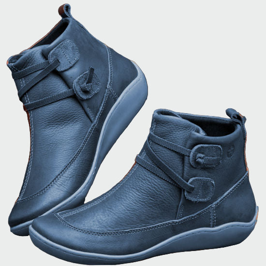 Botines ortopédicos de cuero prémium