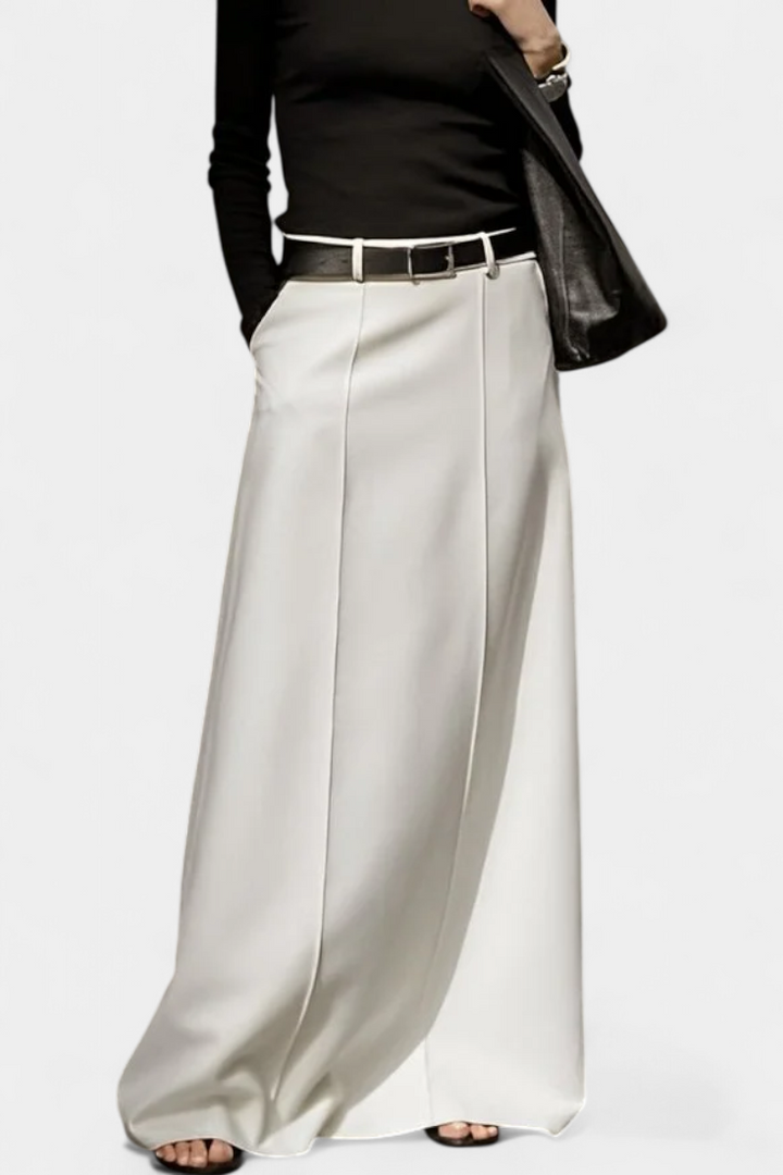 Zada | Falda H-Line Lisa con Estilo Urbano Moderno