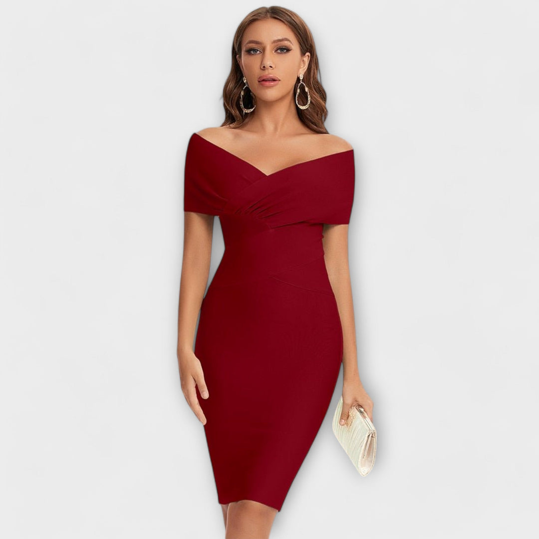 Rita | Vestido mini elegante con escote en V