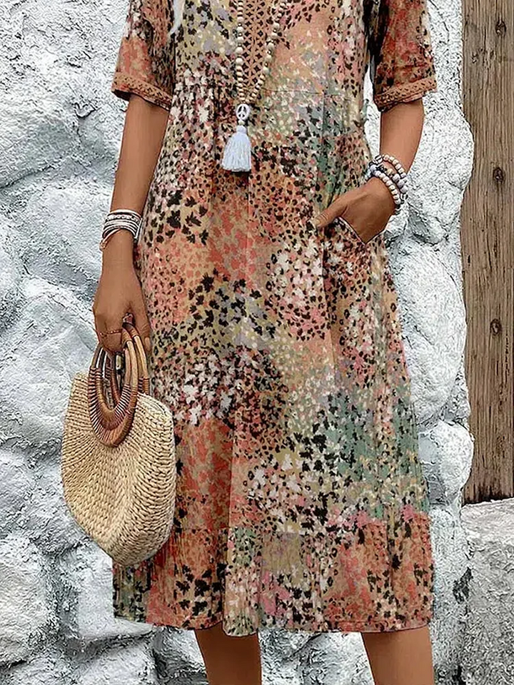 Lia | Vestido Midi para Mujer en Tela Ligera
