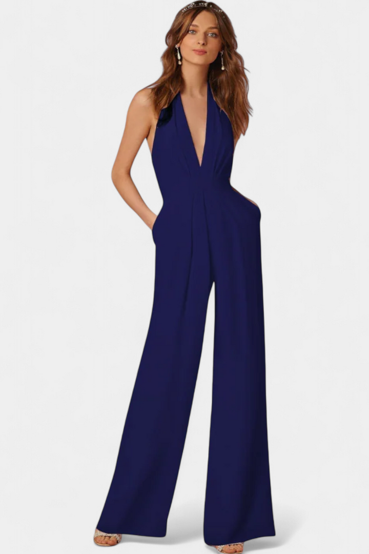 Lila | Mono de Pierna Ancha con Elegancia Ligera