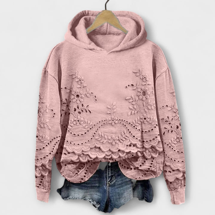 Grace – Sudadera Vintage con diseño de flores