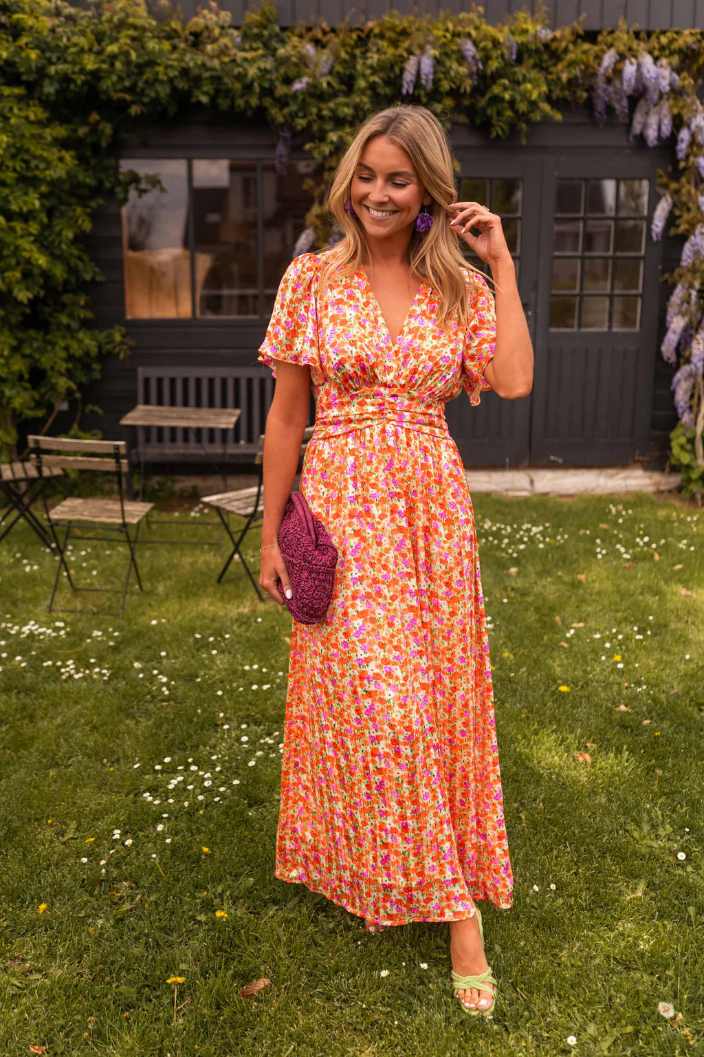 Sandra | Vestido maxi elegante con escote en V