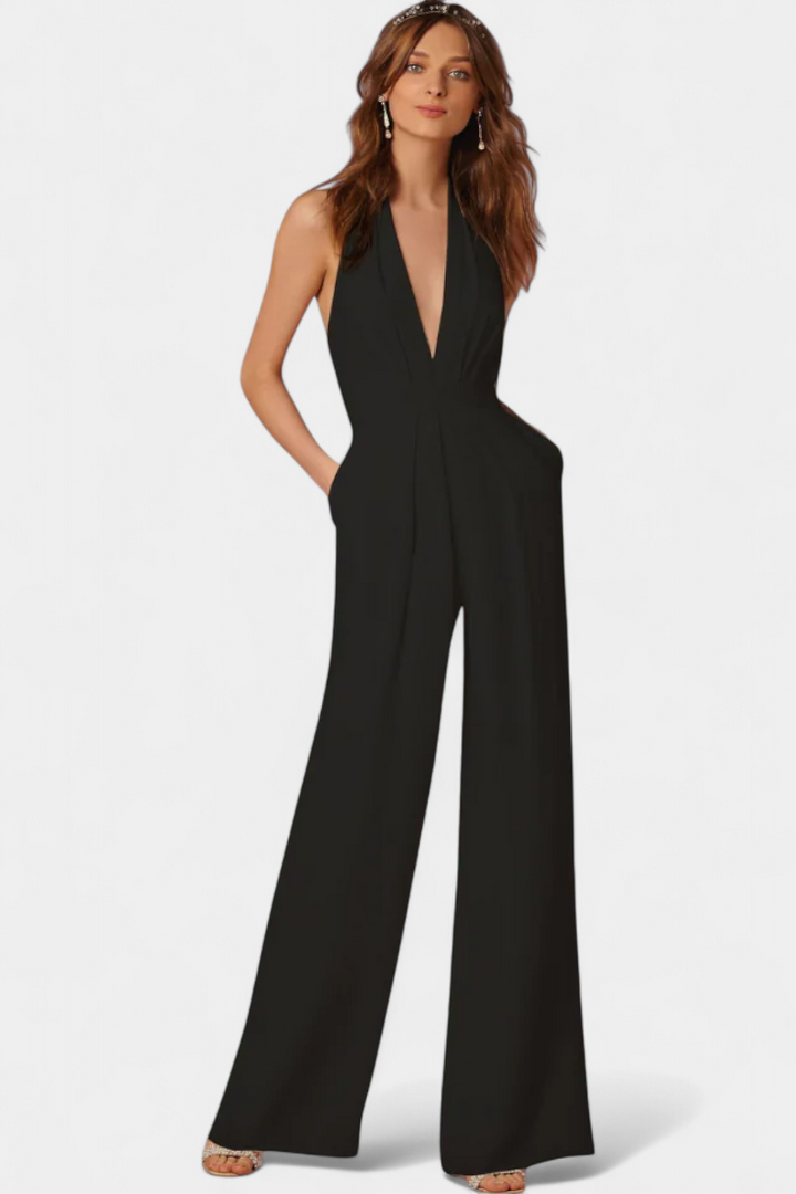Lila | Mono de Pierna Ancha con Elegancia Ligera
