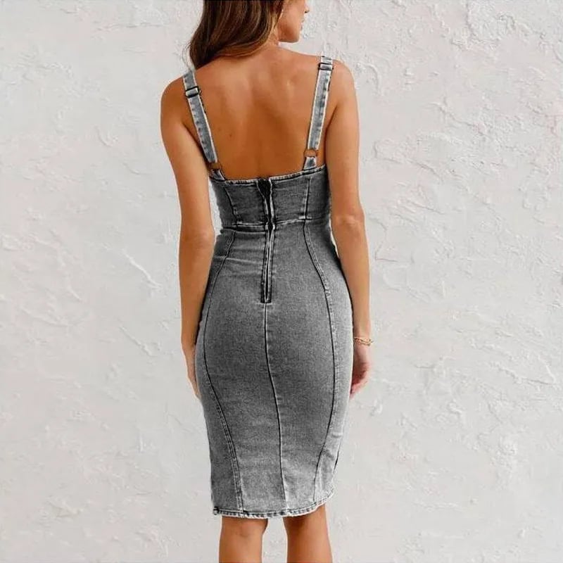 Mona | Vestido de mezclilla moderno, corte elegante y comodidad total