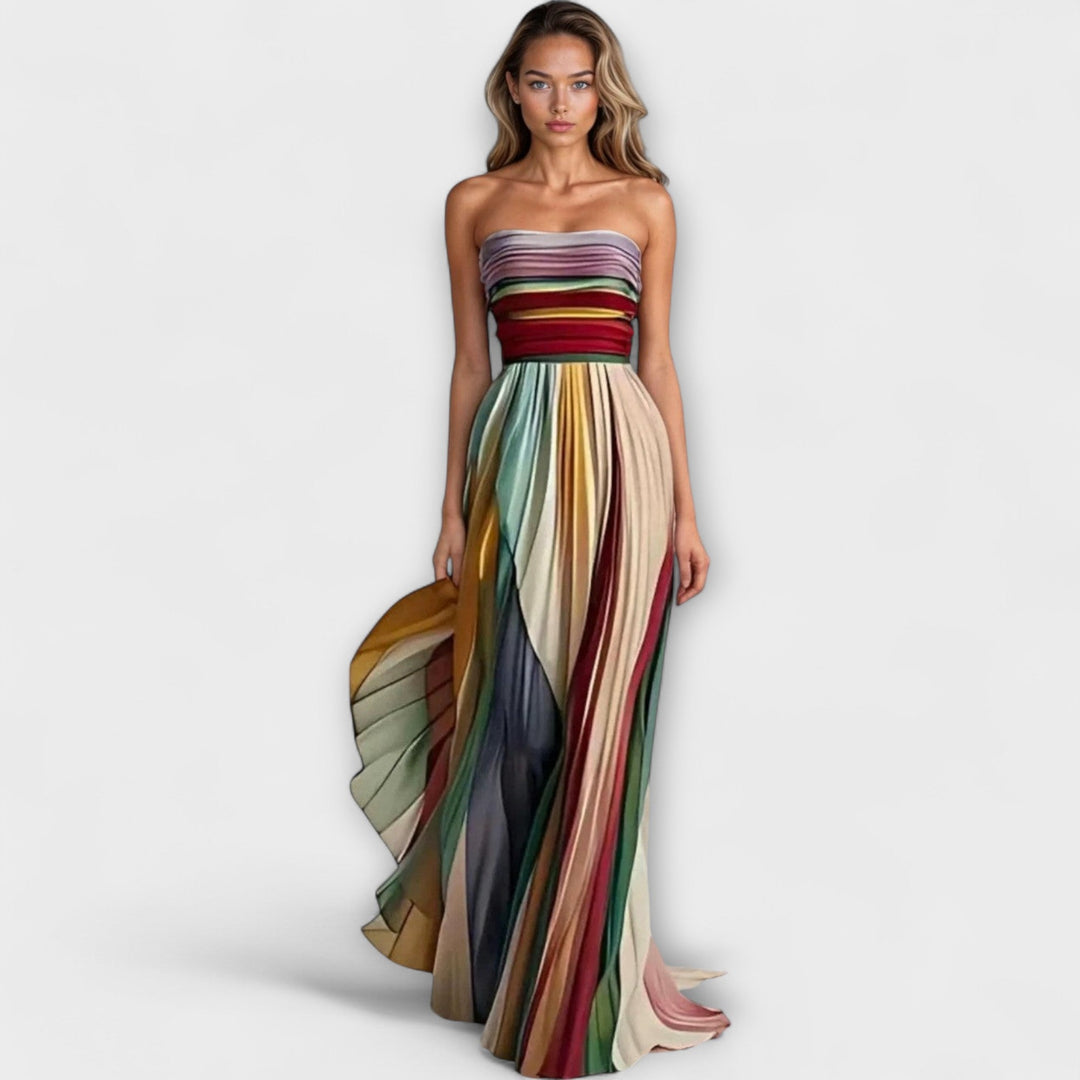 Lise - Vestido largo sin tirantes