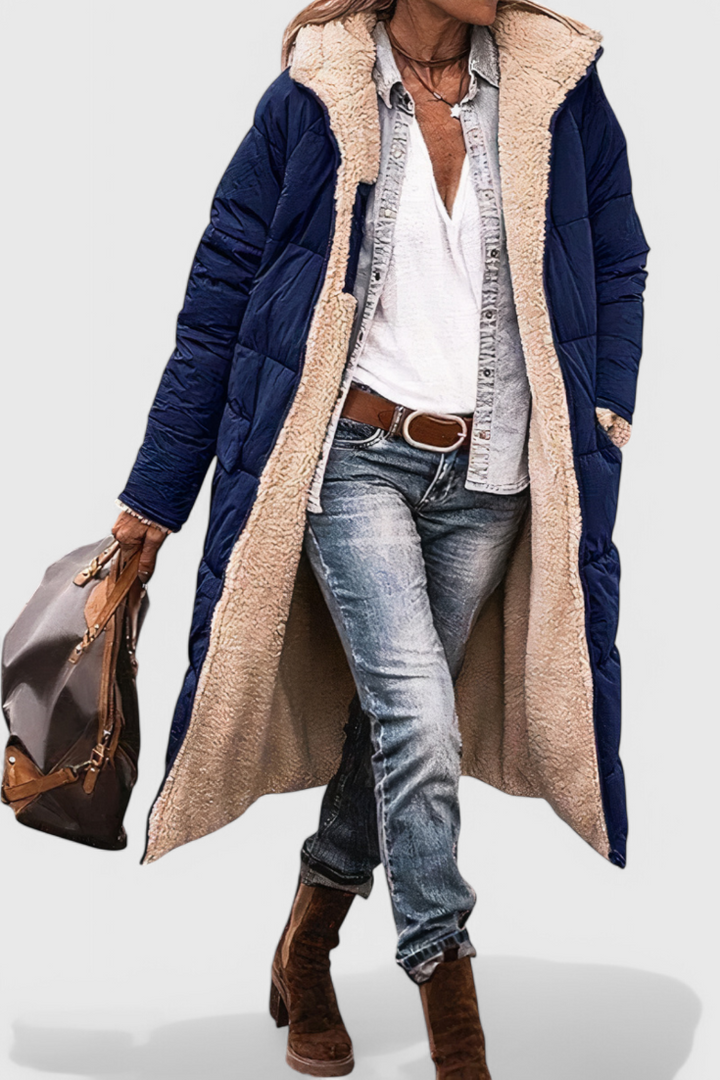 Blanca | Diaria Parka Suave y Acolchada para Comodidad