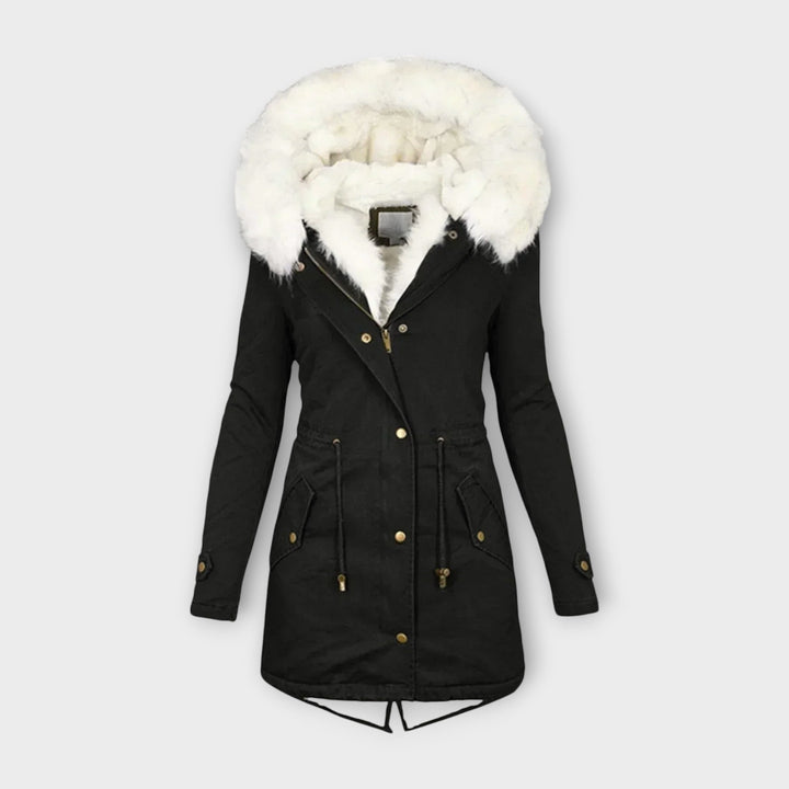 Ivara | Chaqueta de Invierno Impermeable y Forrada con Piel