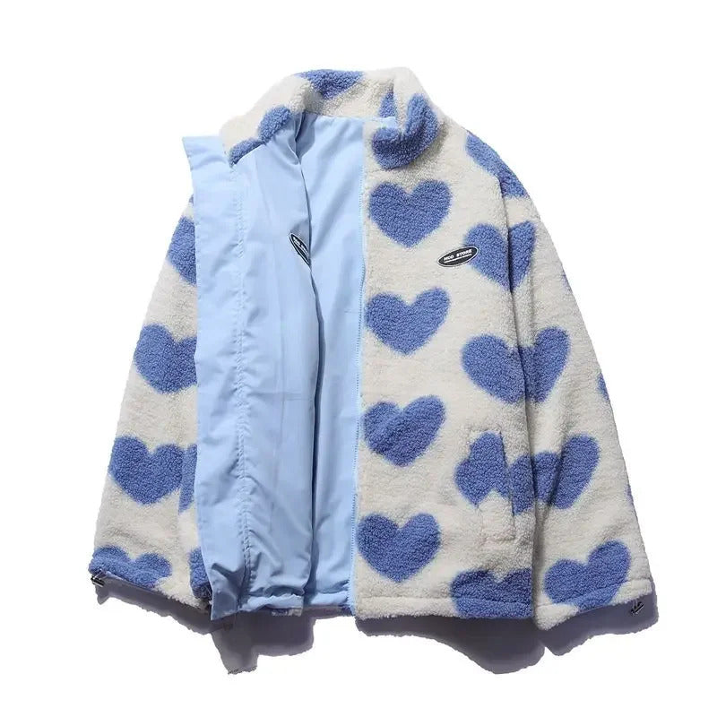 Katharina | Chaqueta con corazones reversibles