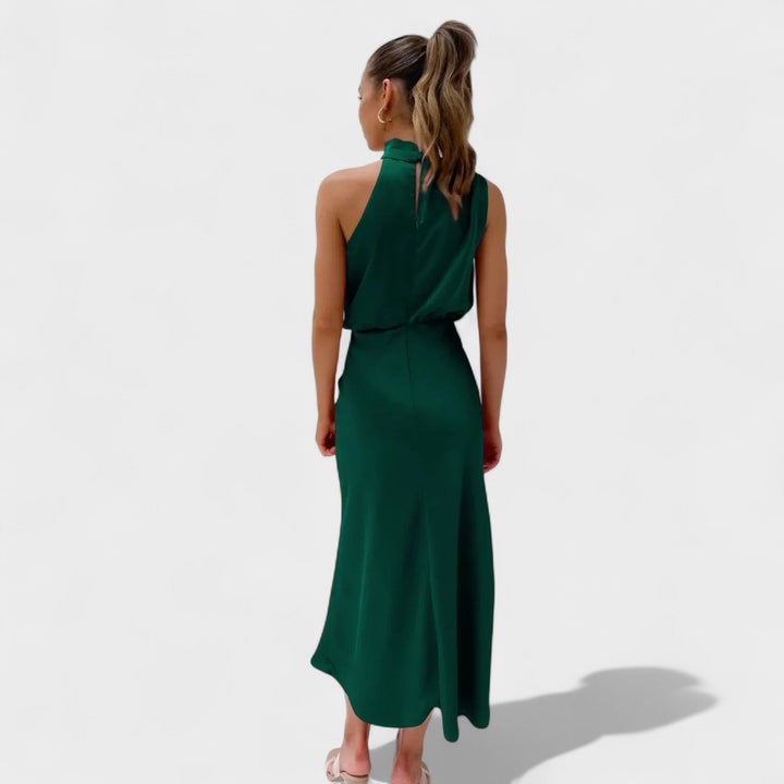 Alba - Vestido de Saten Elegante
