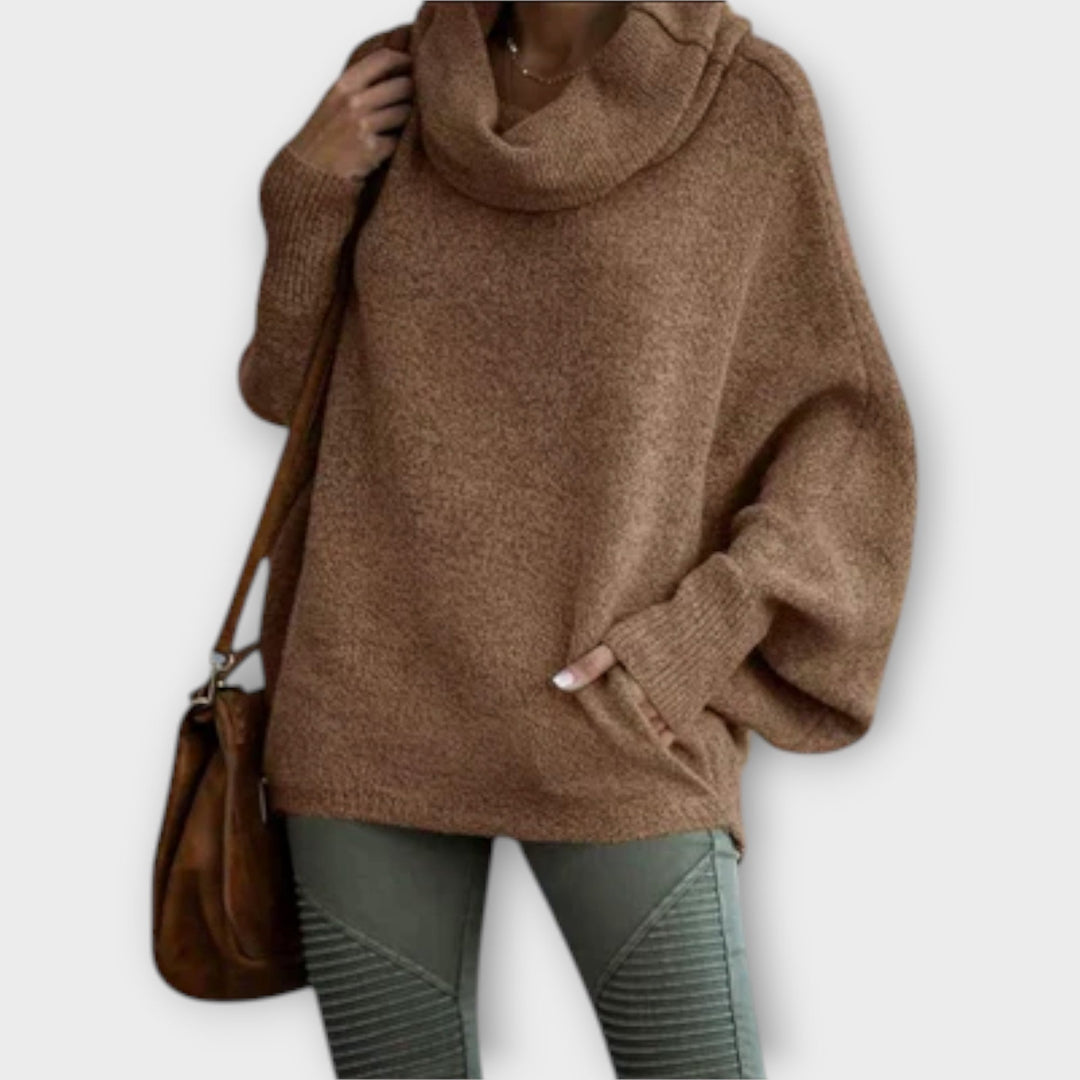 Ulrike - Elegante suéter de mujer con diseño de tortuga