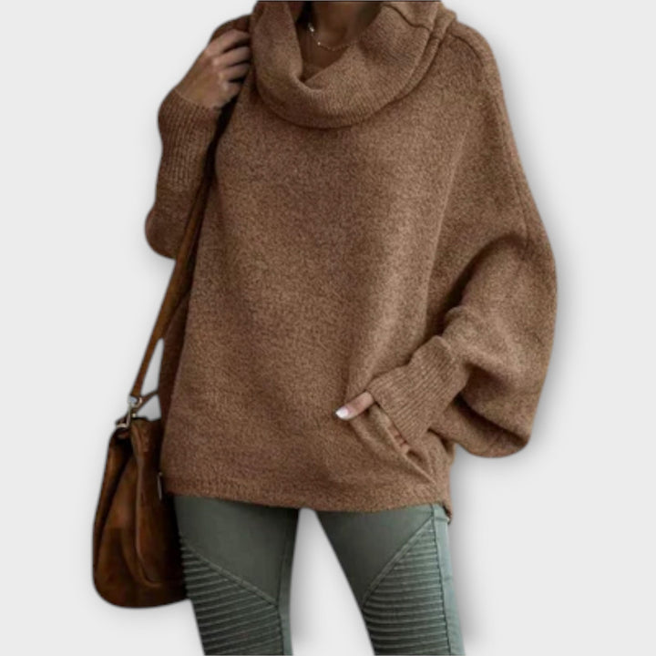 Ulrike - Elegante suéter de mujer con diseño de tortuga