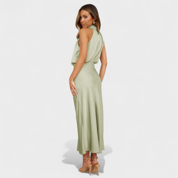 Alba - Vestido de Saten Elegante