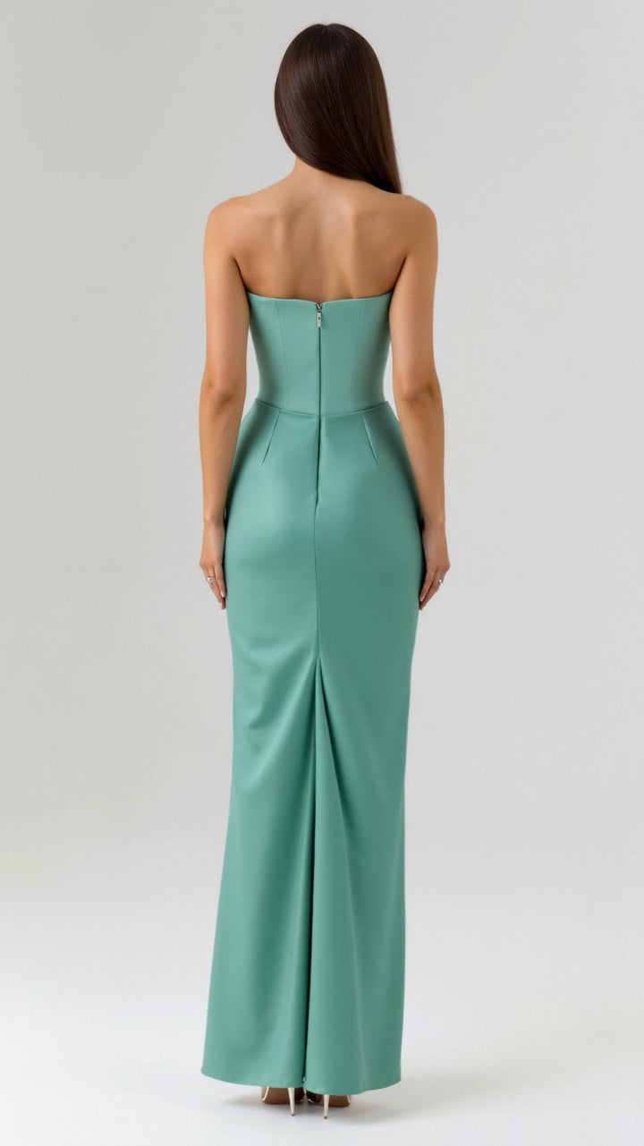 Esmeralda | Vestido largo Fiorella con corsé