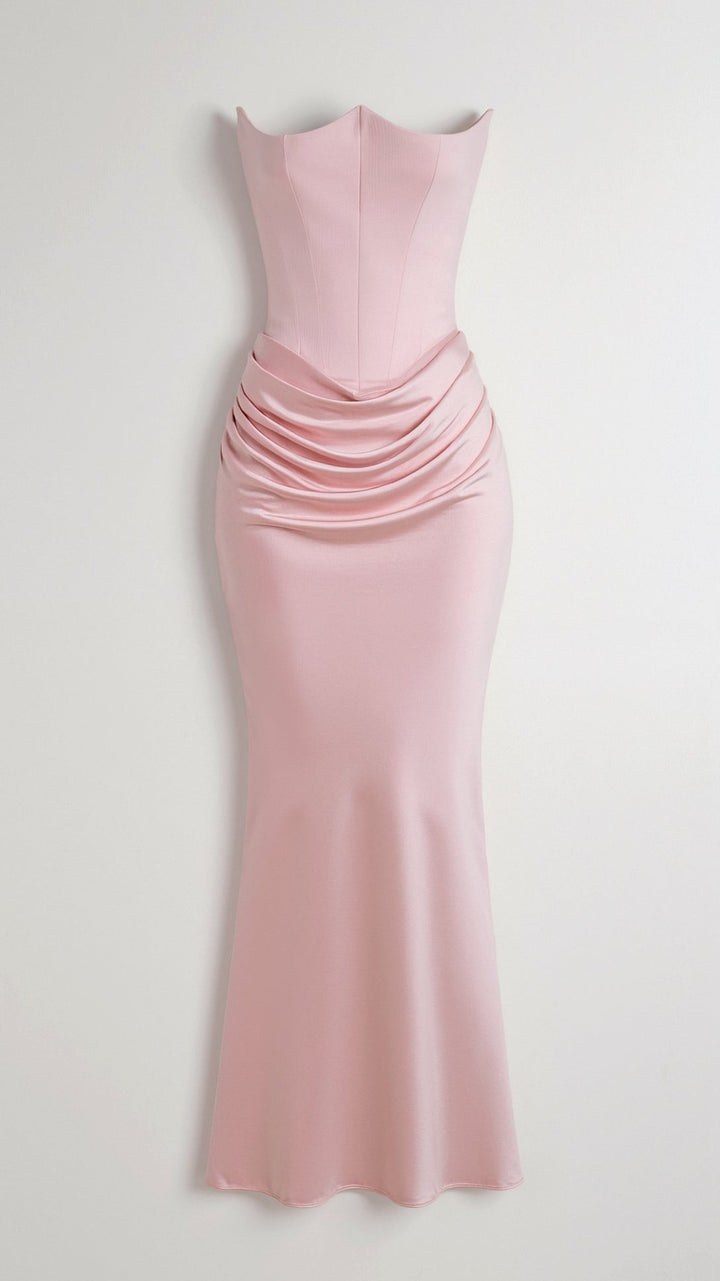 Esmeralda | Vestido largo Fiorella con corsé