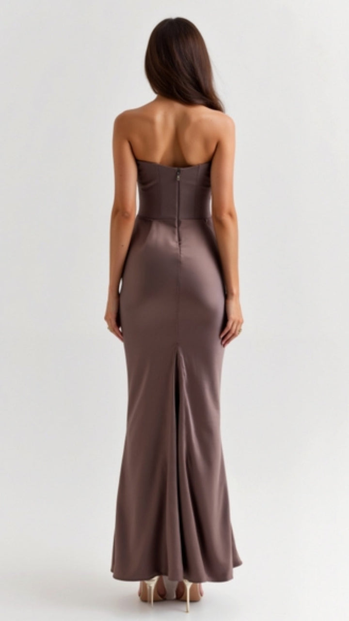 Esmeralda | Vestido largo Fiorella con corsé