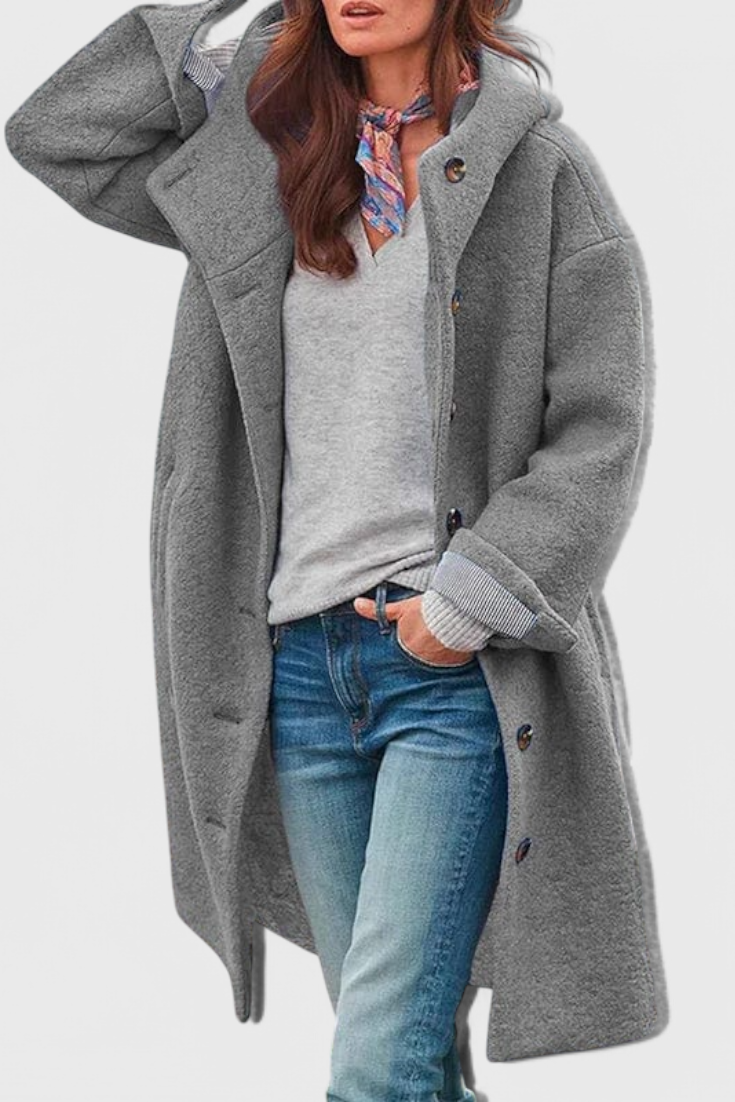 Penélope | Abrigo de Invierno Elegante con Capucha