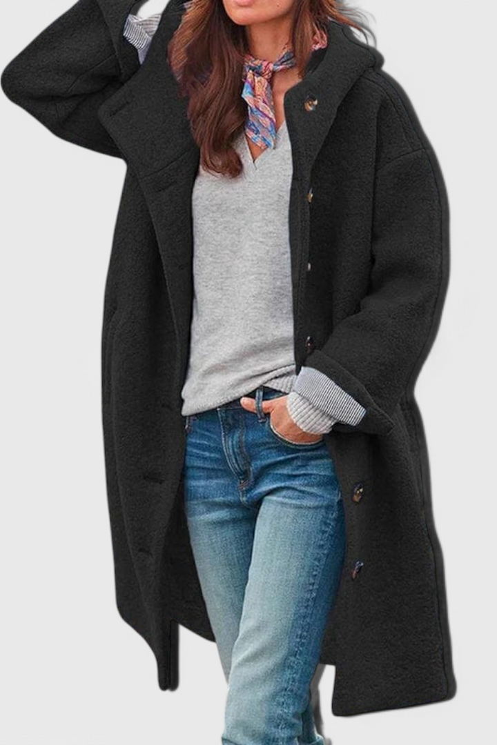 Penélope | Abrigo de Invierno Elegante con Capucha