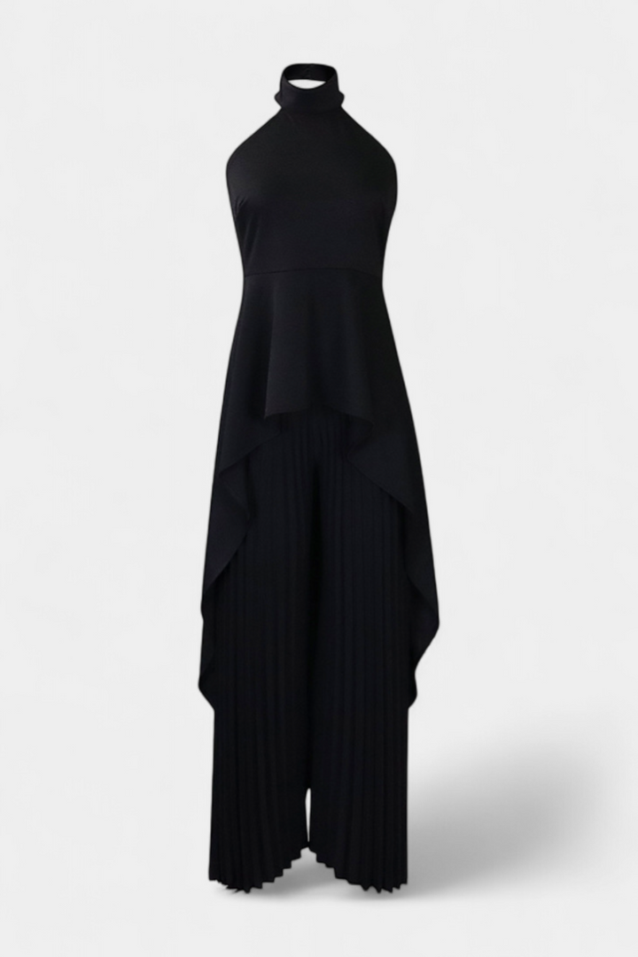 Chrysoula | Conjunto Asimétrico con Pantalón Plisado