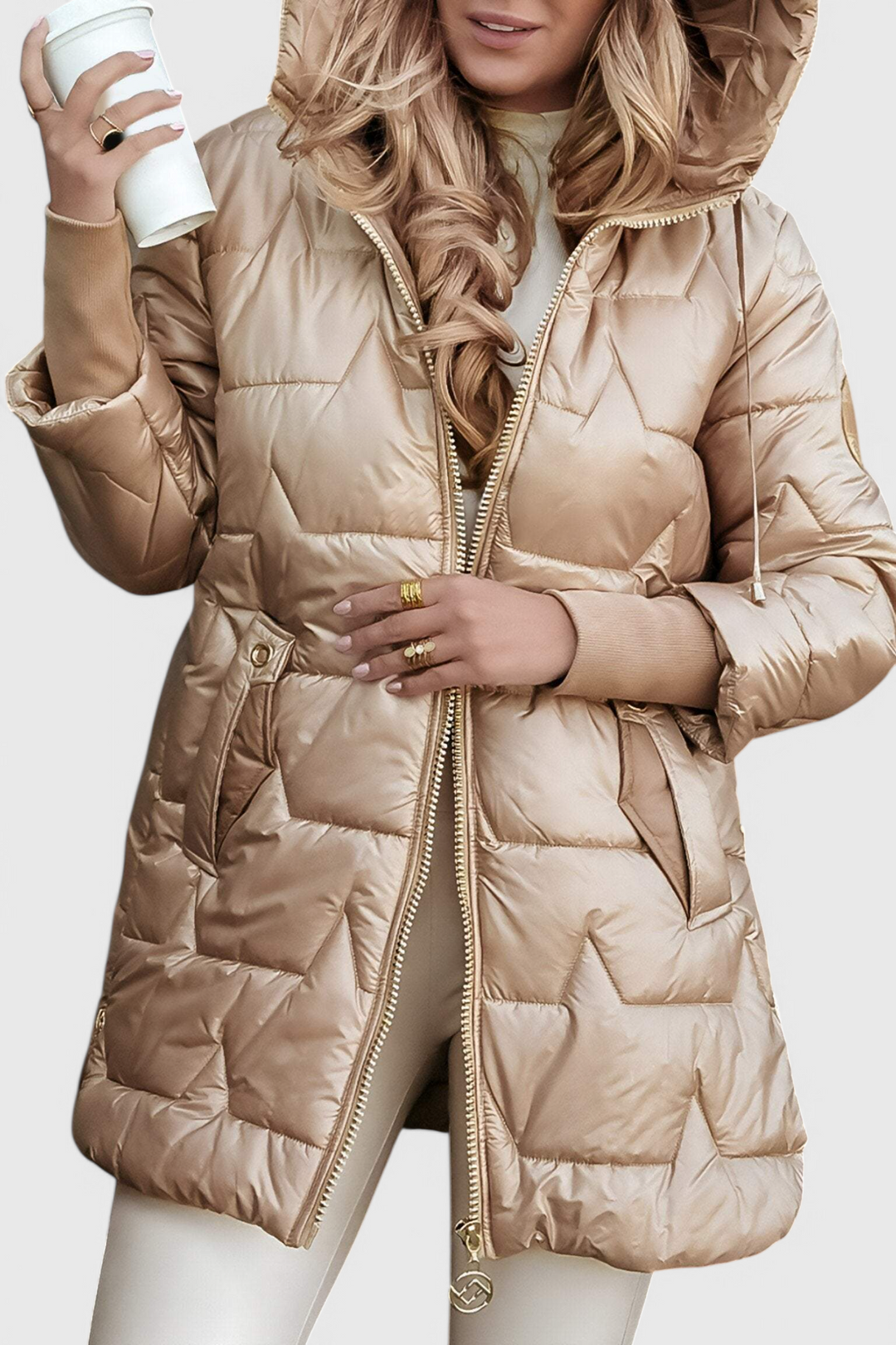 Marcella | Abrigo Aislante Acogedor con Capucha